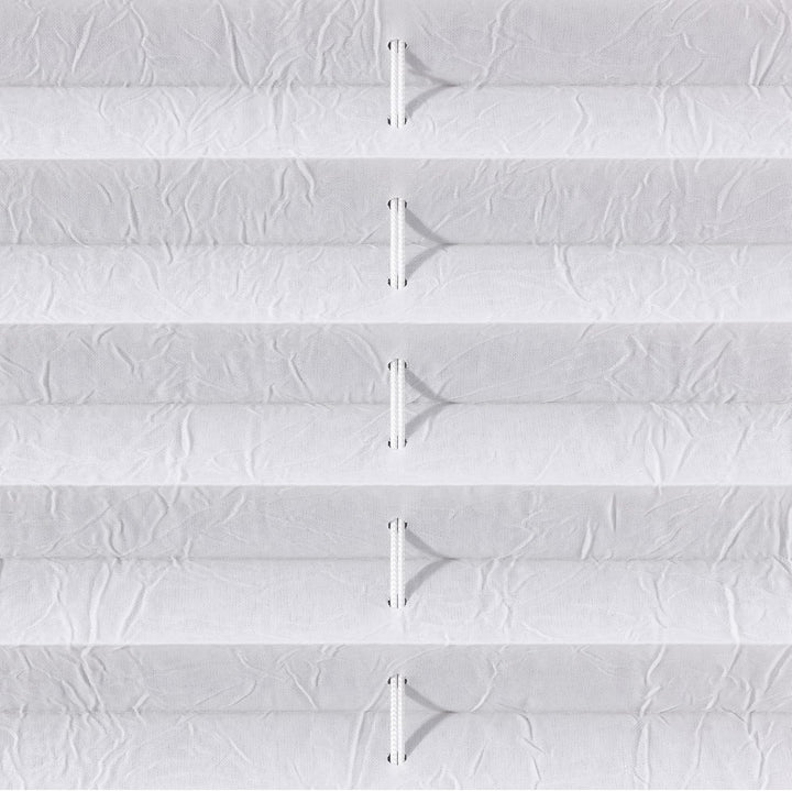Liedeco® Plissee verspannt mit Klemmträger / 80 x 220 cm weiss (Breite x Höhe) / lichtdurchlässig Bl