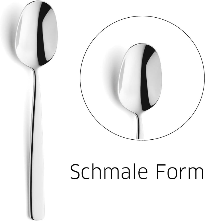 Paul Wirths COMO Besteck Set 1 Person | 4-teilig | Klingenstahl 13/0, Edelstahl 18/10 | poliert & ro