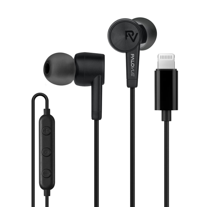 PALOVUE Lightning Kopfhörer Ohrhörer MFi-zertifiziert kompatibel mit iPhone 14, 13, 12, 11, Pro Max,