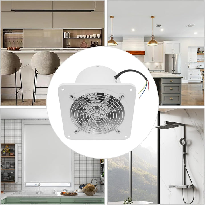 Axialventilator 190 mm 220m³/h Wandlüfter Ventilator Wandmontage Fensterlüfter Abluftgebläse zur Lüf