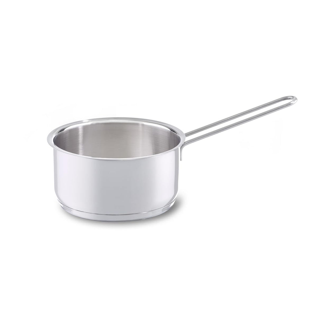 Fissler Häppchen / Edelstahl-Stielkasserolle (Ø 12 cm, 0,5 Liter) deckellos, unbeschichtet - Indukti