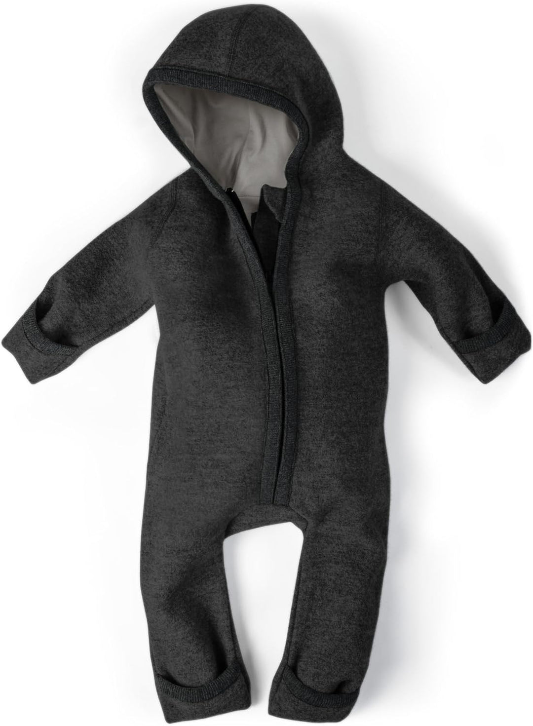 Ehrenkind® WALKOVERALL | Baby Wollwalk-Overalls aus Natur Schurwolle mit Reissverschluss | Walk Woll