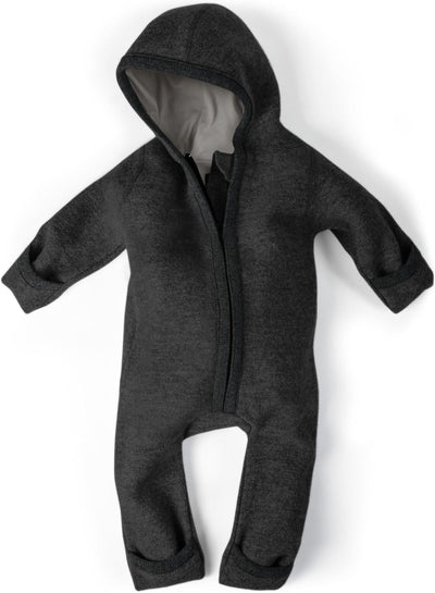 Ehrenkind® WALKOVERALL | Baby Wollwalk-Overalls aus Natur Schurwolle mit Reissverschluss | Walk Woll