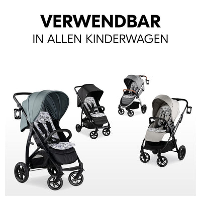 Hauck Universal Sitzauflage für Buggys, Kinderwagen, Fahrradanhänger, Baumwolle, Atmungsaktiv, Weich