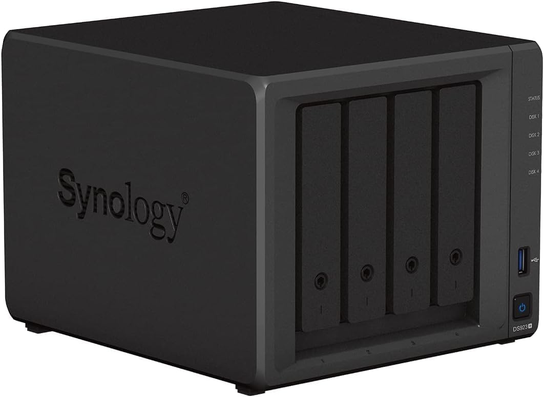 Synology DS923+ 4 Bay Desktop NAS Ryzen R1600 Dual-Core DS923+ ohne HDD´s, DS923+ ohne HDD´s