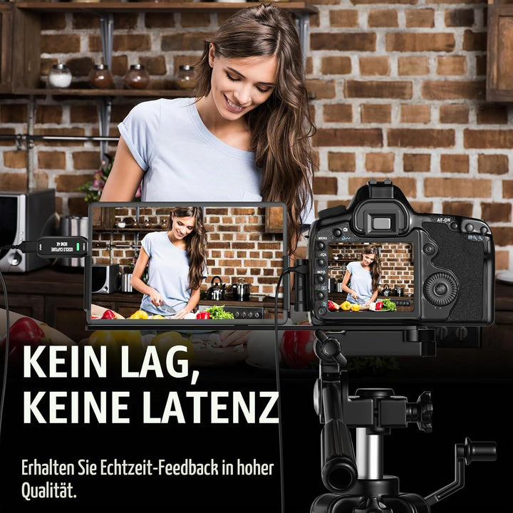 Cam Link 4K, Externe Kamera Capture Card für DSLR, Camcorder, Action Cam als Webcam, Streamen und Au