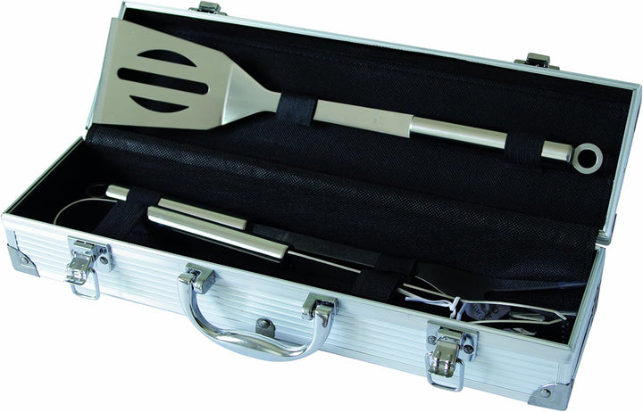 Pradel Excellence WB109 Metallkoffer mit Grillbesteck: 1 Palette / 1 Gabel + 1 Zange