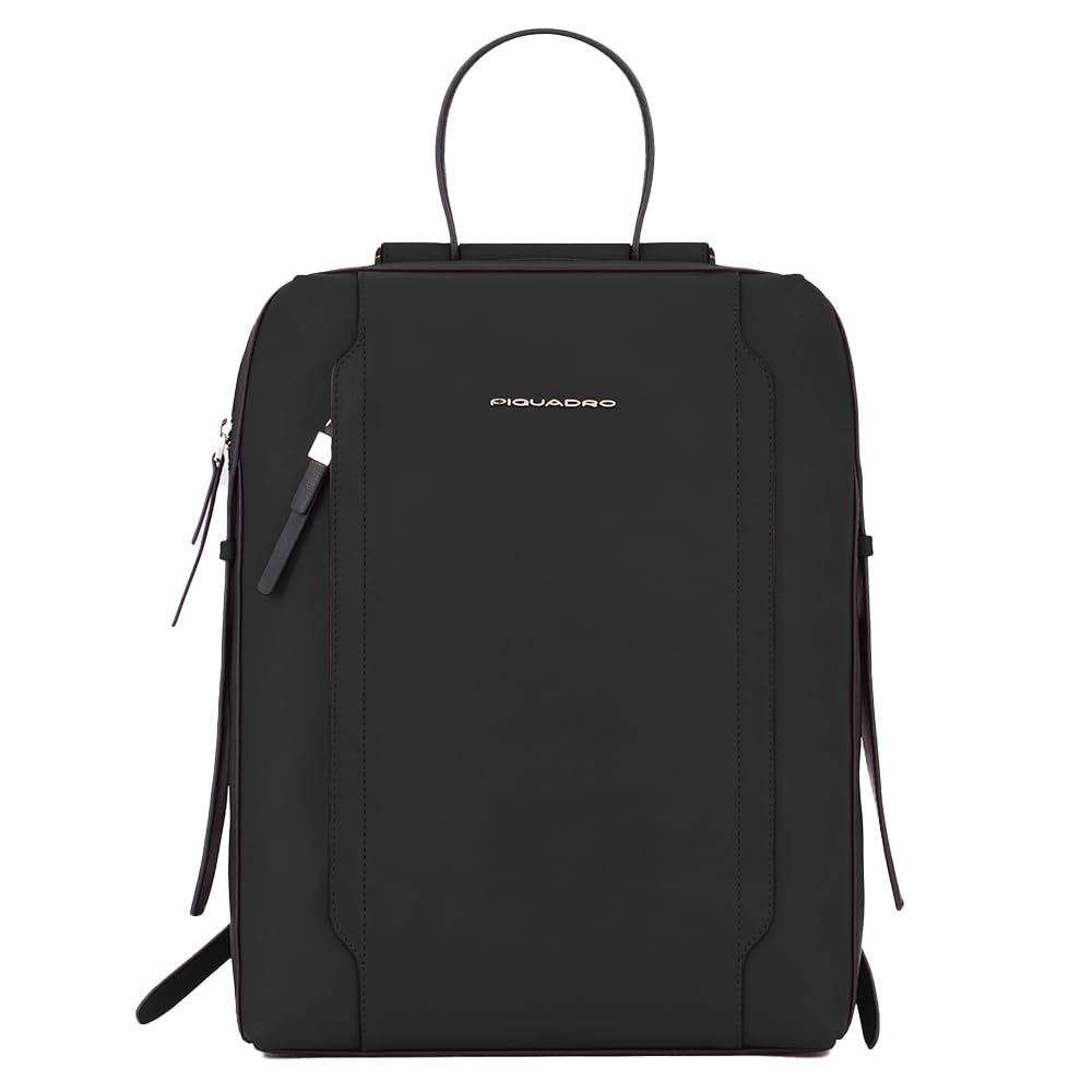 Piquadro Circle Rucksack, 36 cm, Schwarz (Nero)