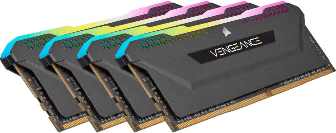 Corsair VENGEANCE RGB PRO SL 128GB (4x32GB) DDR4 3200 (PC4-25600) C16 1.35V Desktop Memory 4 x 32 GB