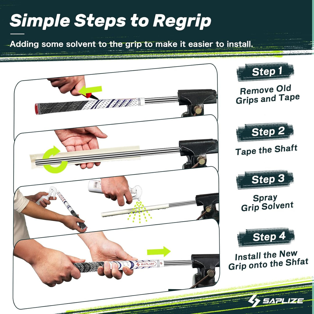 SAPLIZE CL03 Hybrid Golfgriffe, 13 Stück, Optionen des Basis-Sets (13 Griffe) oder Deluxe-Kit (13 Gr