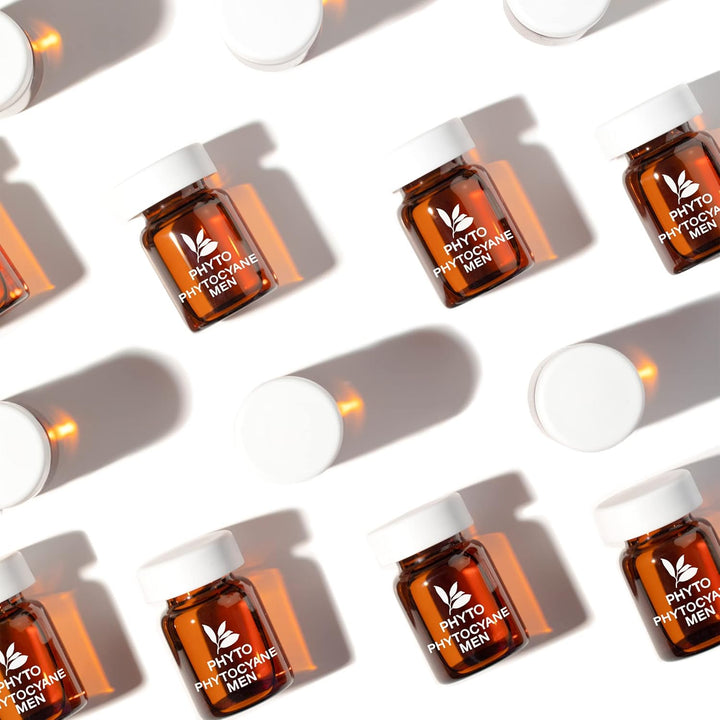 Phyto Phytocyane Anti-Fall-Behandlung in Ampullen, ideal für schwere Haarausfall, 12 Ampullen à 3,5