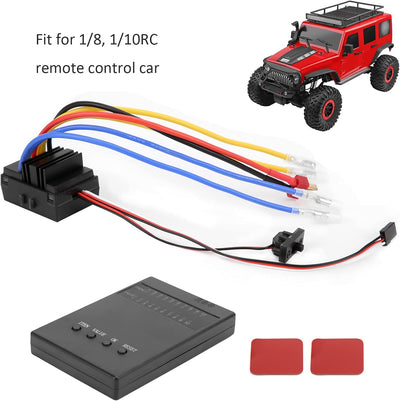 RiToEasysports RC ESC Programmkarte Combo Set 80A Brushed Elektronischer Fahrtenregler mit Programmk