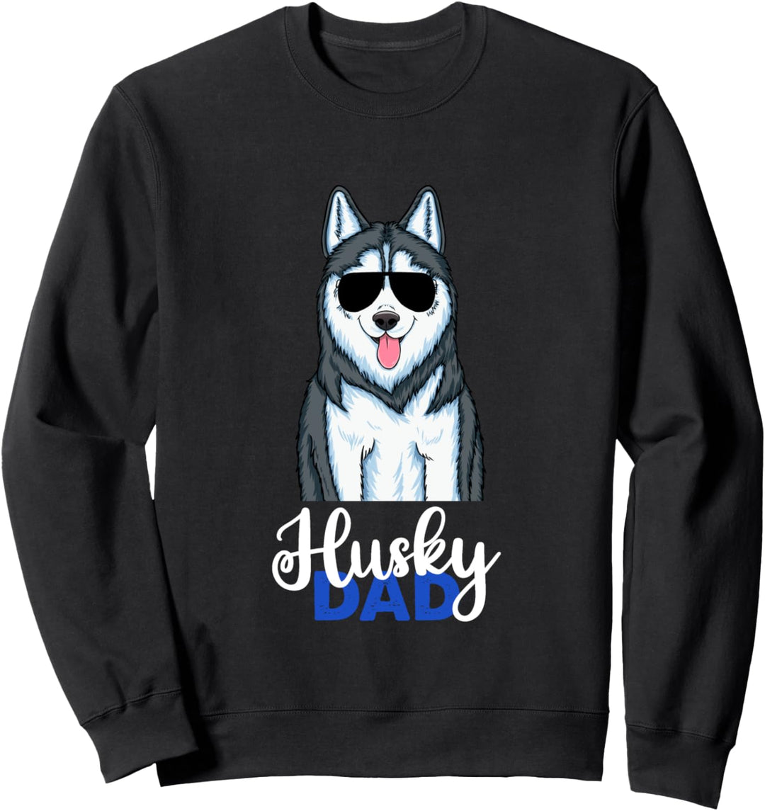 Husky Dog Papa Sibirian Husky Dad Sweatshirt
