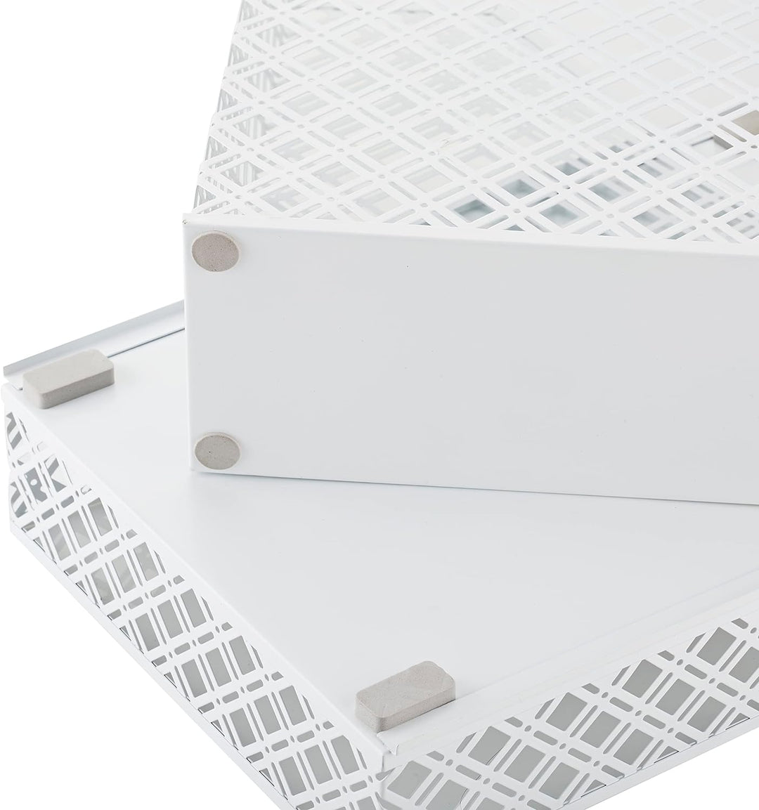 Exerz Schreibtisch Organisator 4-teilig Büro-Set/Tischplatte Ablage Metallgitter Inklusive: A4 Brief