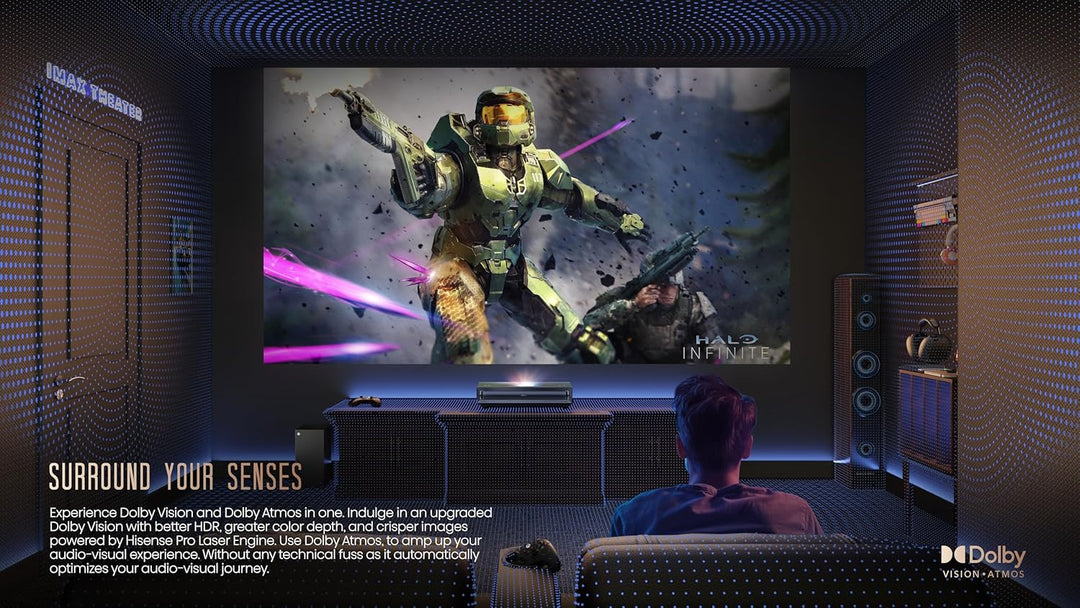 Hisense PX3-Pro DLP 4K Laser Beamer - B-Ware Platin