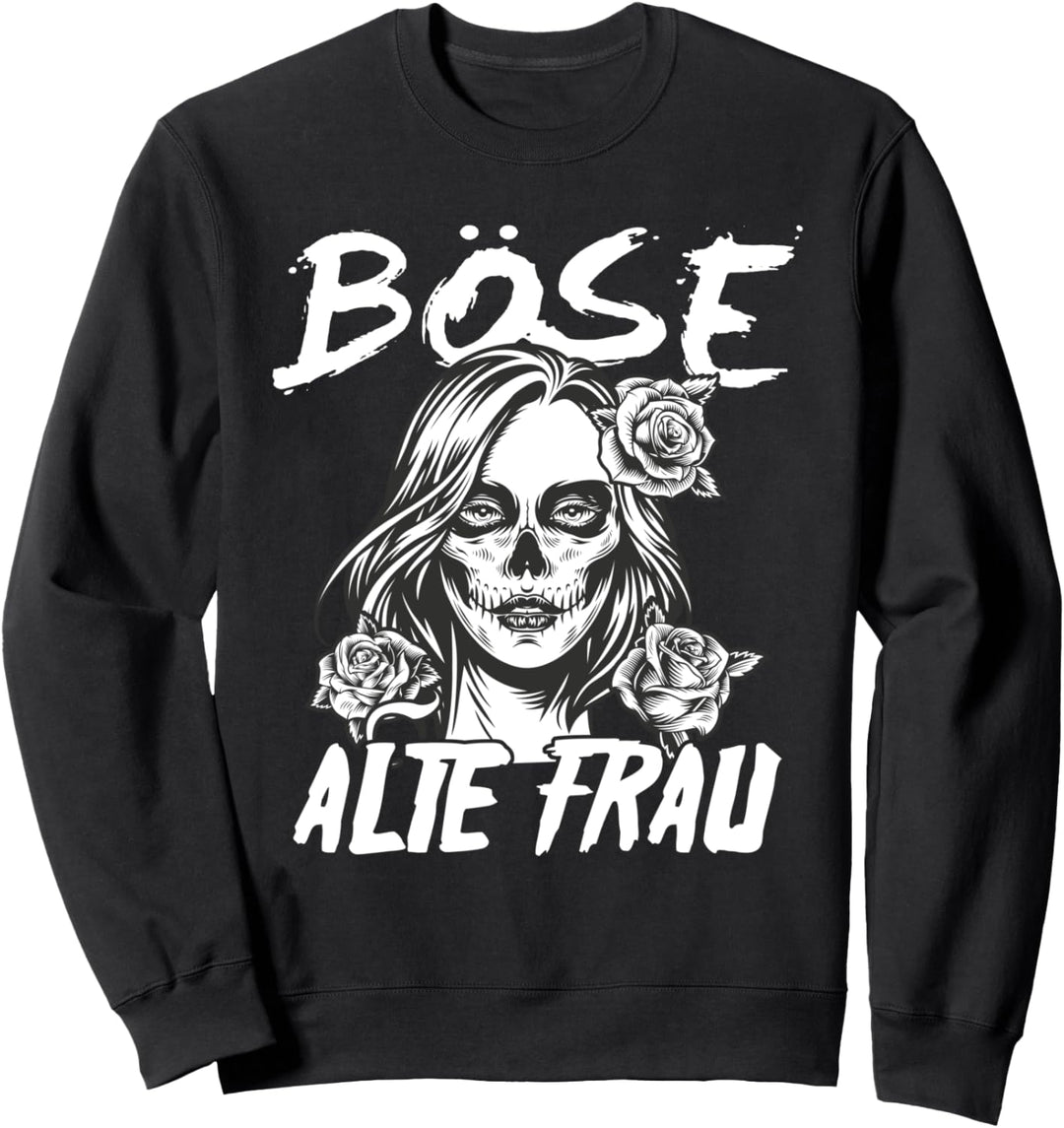 Böse alte Frau Día de Muertos Sweatshirt
