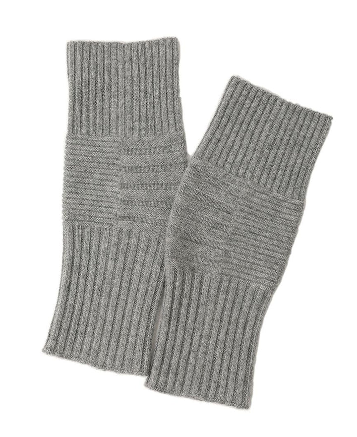 Prettystern verdickte Gestrickt 100% Kaschmir dehnbare wärmende Kniebeugen Kniestulpen Cashmere Knie