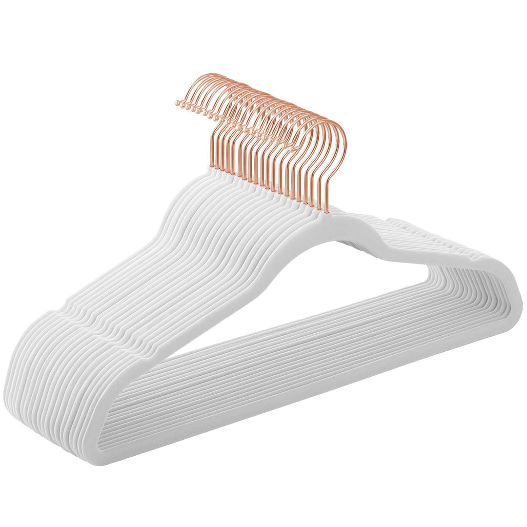 SONGMICS Kleiderbügel Samt, 20er Set, Jackenbügel, 41,5 cm breit, Anzugbügel, dünn, gut belastbar, u