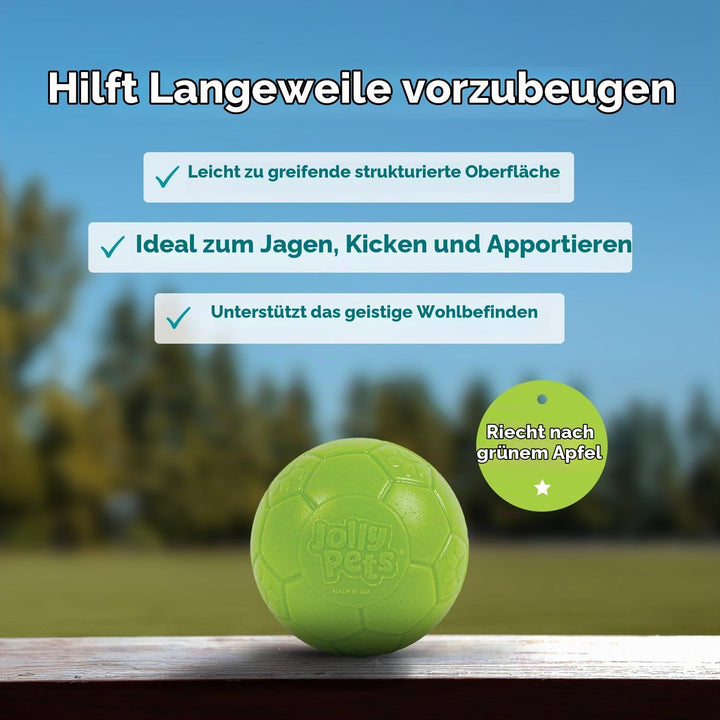 Horsemens Pride Inc. Jolly Haustiere Jolly Fussball - 8" Green Apple - Green Apple Clear, Unisex, HM