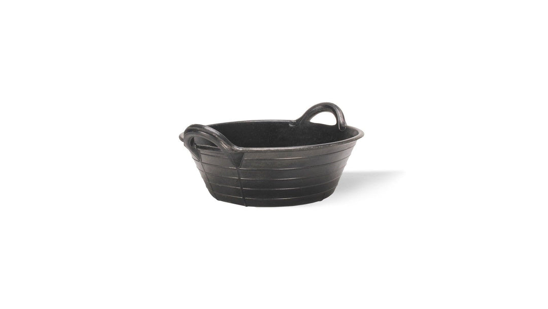 PFIFF 001186 Futterschale für Weide und Stall, schwarz