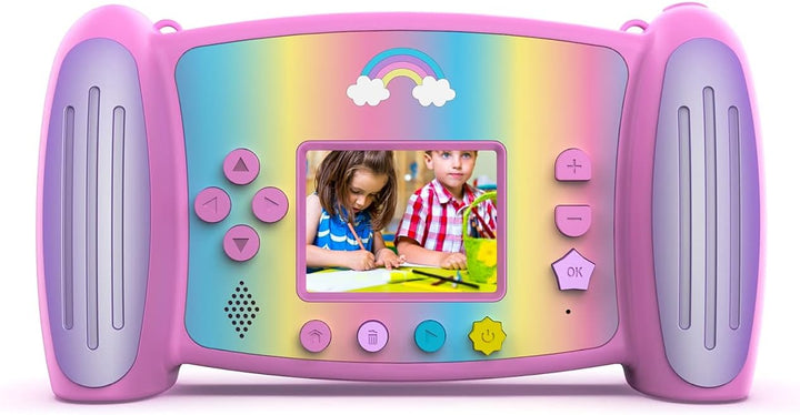 Accutime FRCA1001 Interaktive Kinderkamera Einhorn, 5MP Foto, 1080p Videoauflösung, 4-Fach Zoom, 5 l