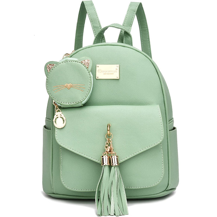 I IHAYNER Girls Fashion Backpack Mini Purse Backpack for Women Small Leather Backpack Purse for Teen