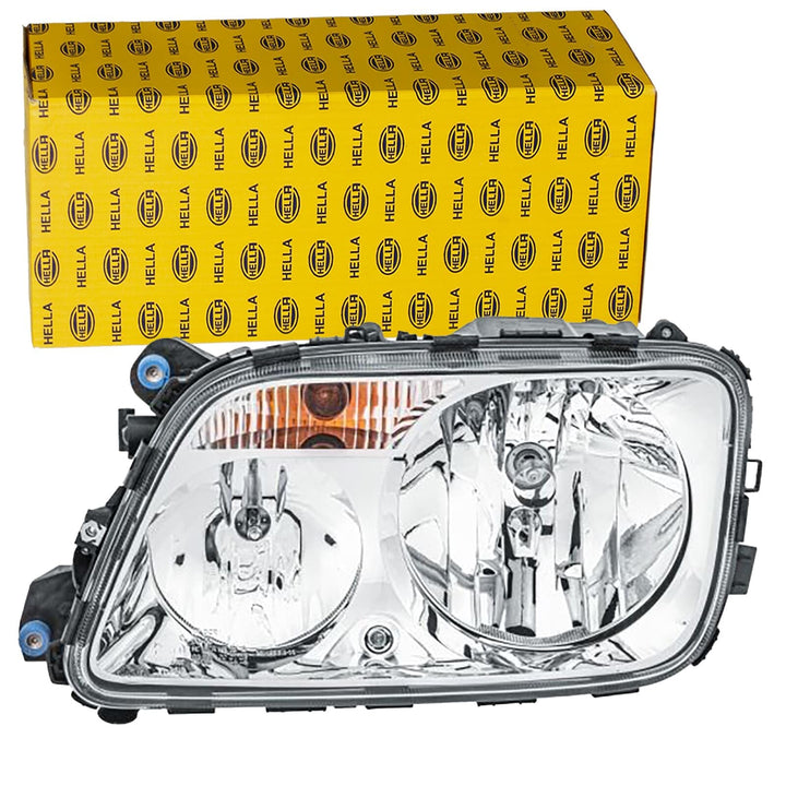 HELLA 1EH 009 513-031 FF/Halogen-Hauptscheinwerfer - links - für u.a. Mercedes-Benz Actros MP3 Links