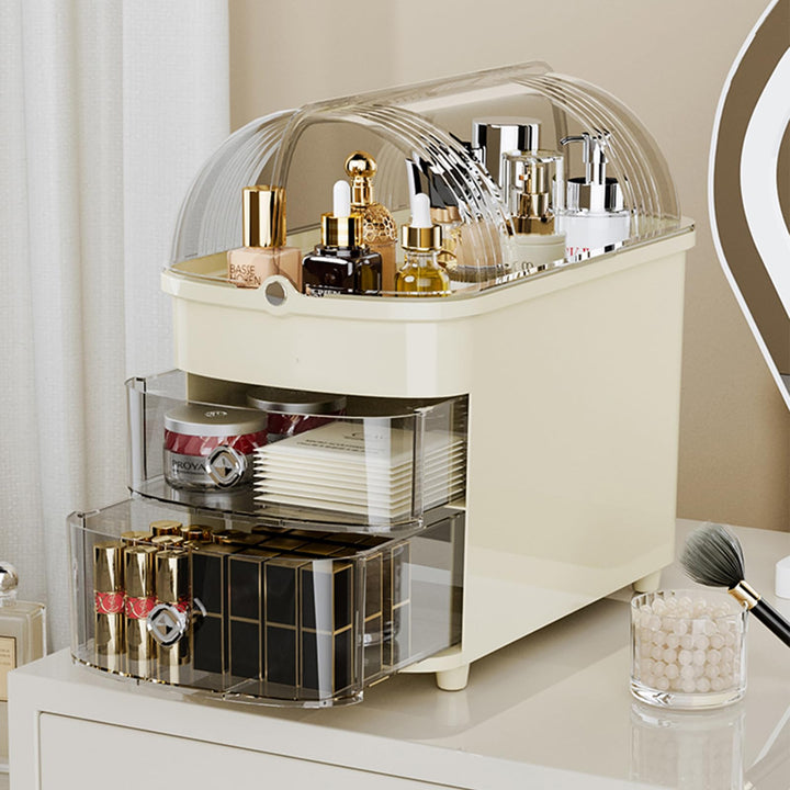 RMAN Make Up Kosmetik Organizer 3 Stöckig Multifunktionale Grosse Kapazität Schminktisch Organize mi