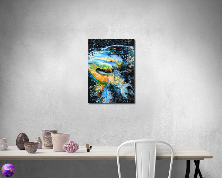 Original Gemälde Abstrakte Malerei - moderne hochglanz Wandbilder - Resin Art Kunst Bild Harz Unikat
