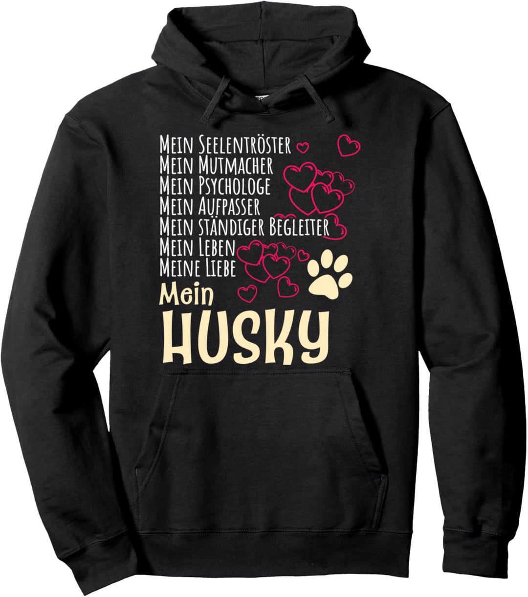 Bekleidung Hunde Besitzer Spruch Geschenk Husky Pullover Hoodie