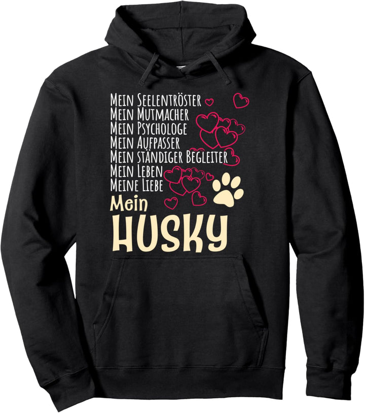 Bekleidung Hunde Besitzer Spruch Geschenk Husky Pullover Hoodie