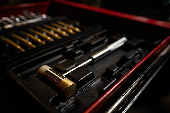 Wheeler Hammer and Punch Set In Plastic Case by Wheeler