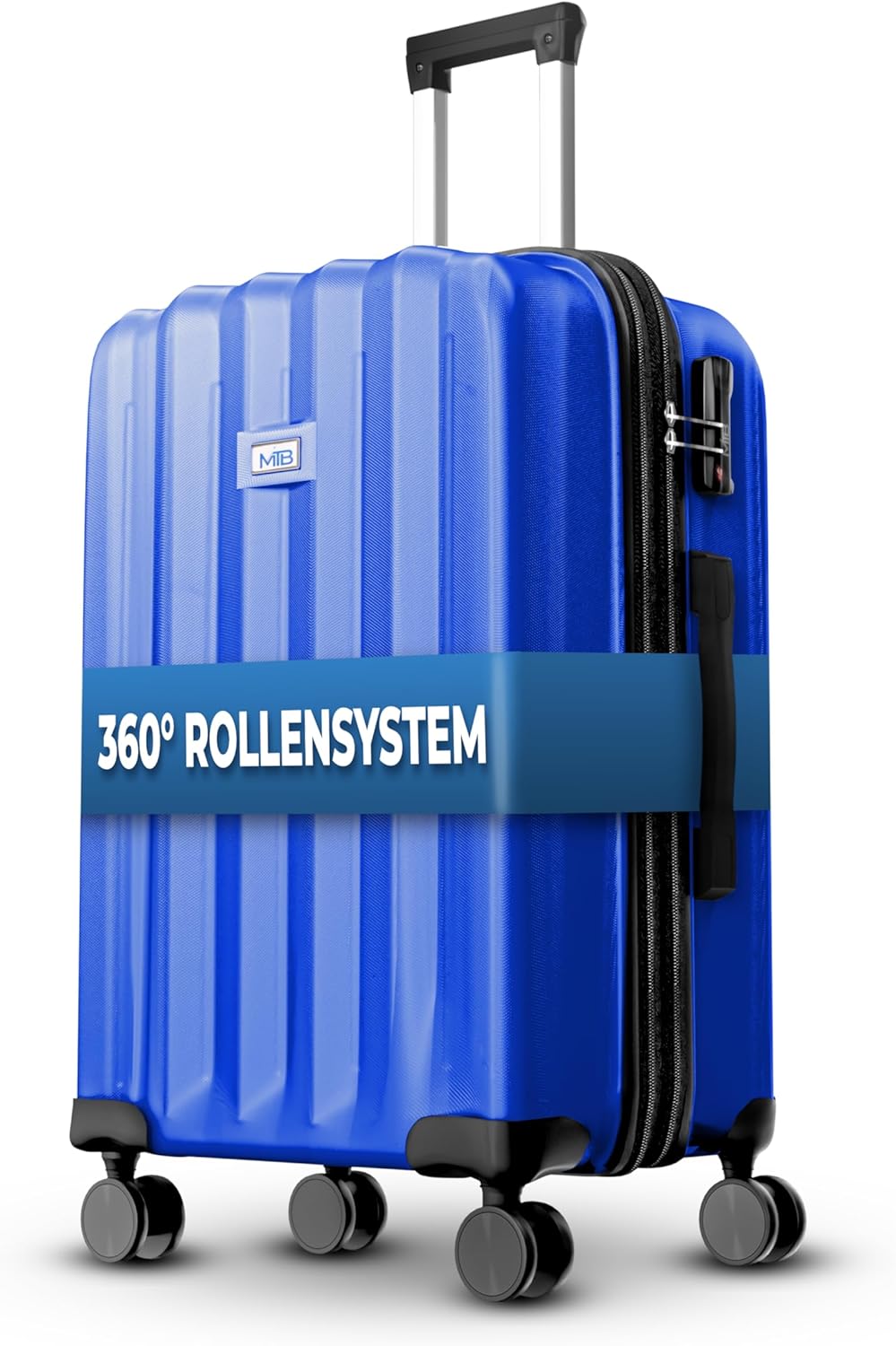 MY TRAVEL BAG Hartschalen-Koffer Trolley ABS Reisekoffer 4 Zwillingsrollen (Handgepäck-Mittel-Gross-