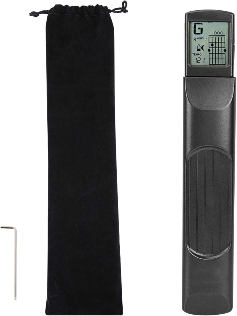 Demeras Gitarren Akkord Trainer,Tragbarer 6-Bund-Taschen-Akustikgitarren-Übungswerkzeug-Gadget-Akkor