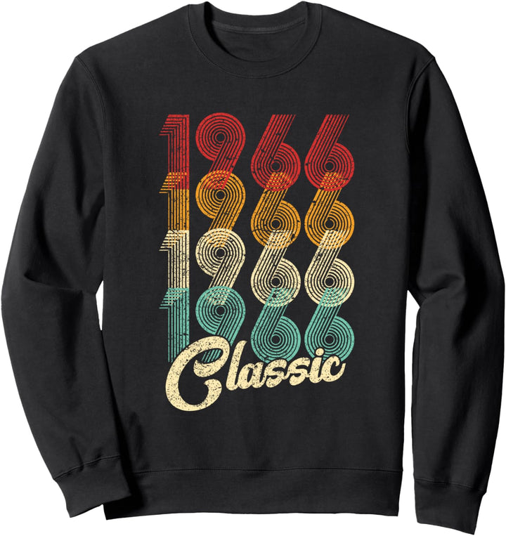 Klassisch 1966 Vintage 54. Geburtstagsgeschenk Männer Frauen Sweatshirt