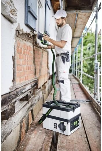 Festool Akku-Absaugmobil CTMC SYS I-Basic CLEANTEC (mit Hauptfilter, Filtersack montiert, Saugschlau