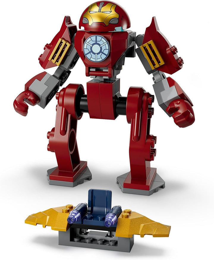 LEGO Marvel Iron Man Hulkbuster vs. Thanos Set für Kinder ab 4 Jahren, Superhelden-Action basierend