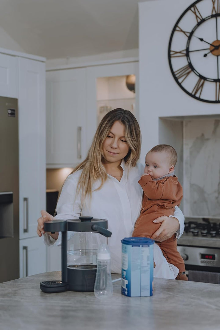 ÜneeQbaby PreciseMix Fortschrittliche Babykost-Zubereitungsmaschine: Rund-um-die-Uhr Temperaturpräzi