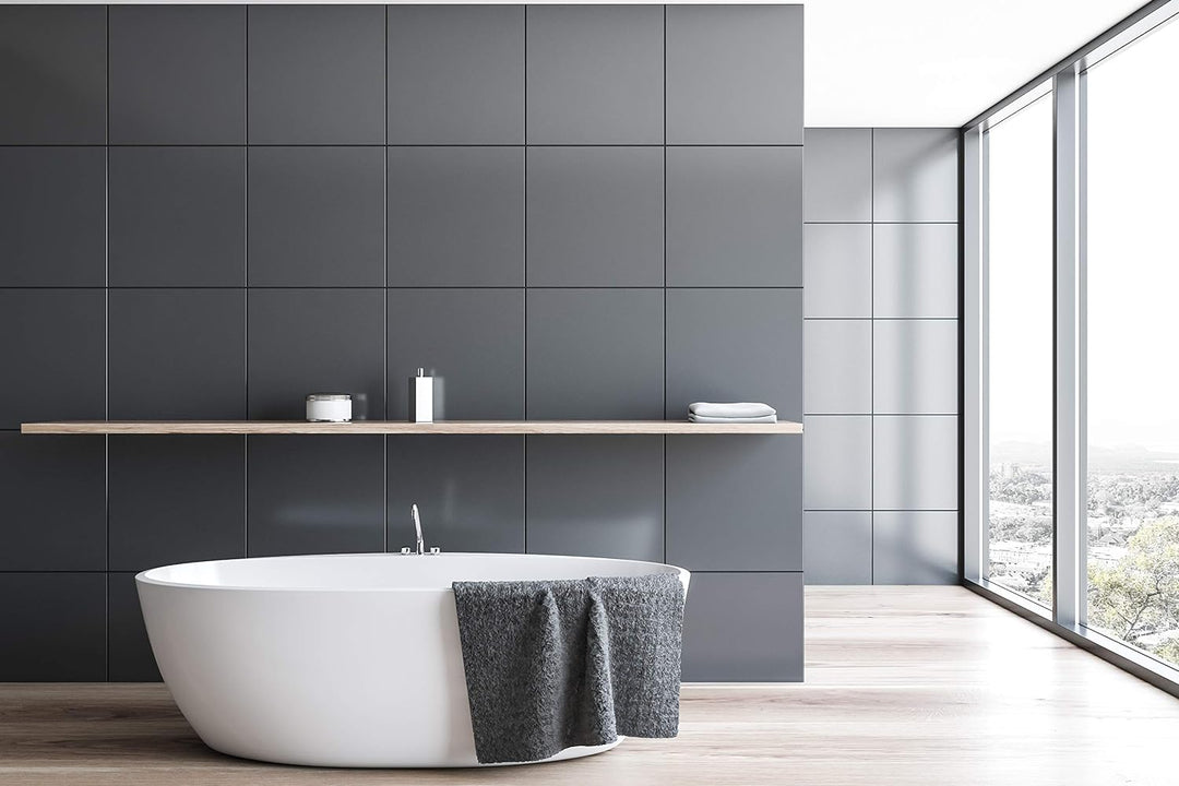 Fonteino 2K Fliesenlack MATT Kieselgrau RAL 7032 für Küche Badezimmer Wandfliesen Bodenfliesen - 2,5