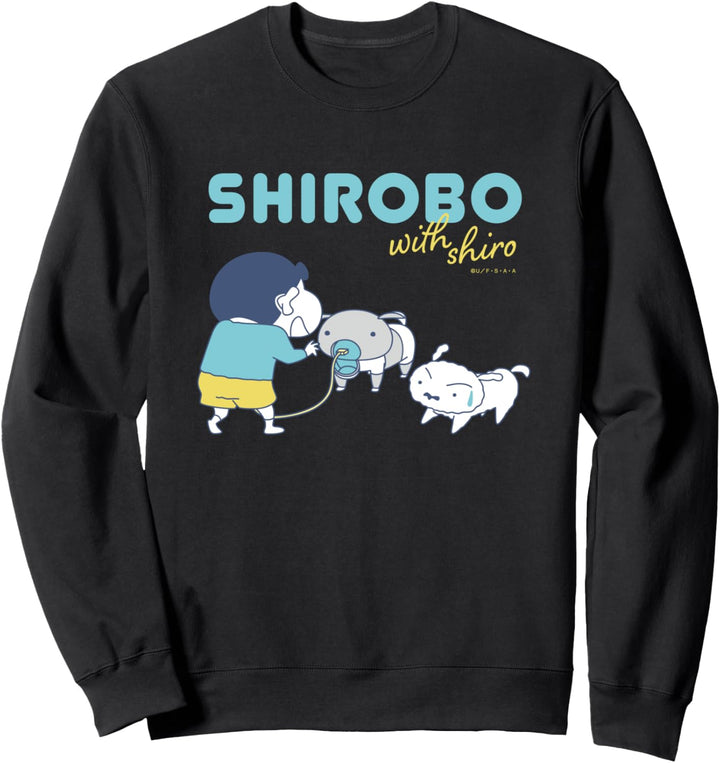 Crayon Shin-chan Shirobo mit Shiro Sweatshirt