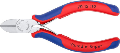 Knipex Seitenschneider verchromt, mit Mehrkomponenten-Hüllen 110 mm 70 15 110 Single, Single