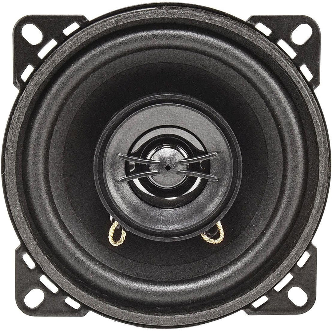 tomzz Audio 4000-010 Retro Look Aufbau Lautsprecher-Satz im Gehäuse DIN 100mm Lautsprecher 2-Wege Ko