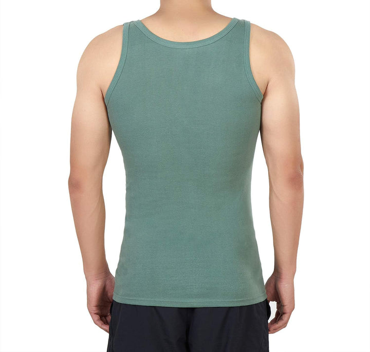 NUOZA 3/5er Pack Unterhemd Herren Tank Top Viele Farben 100% Hochwertige Baumwolle Schrumpft Nicht V