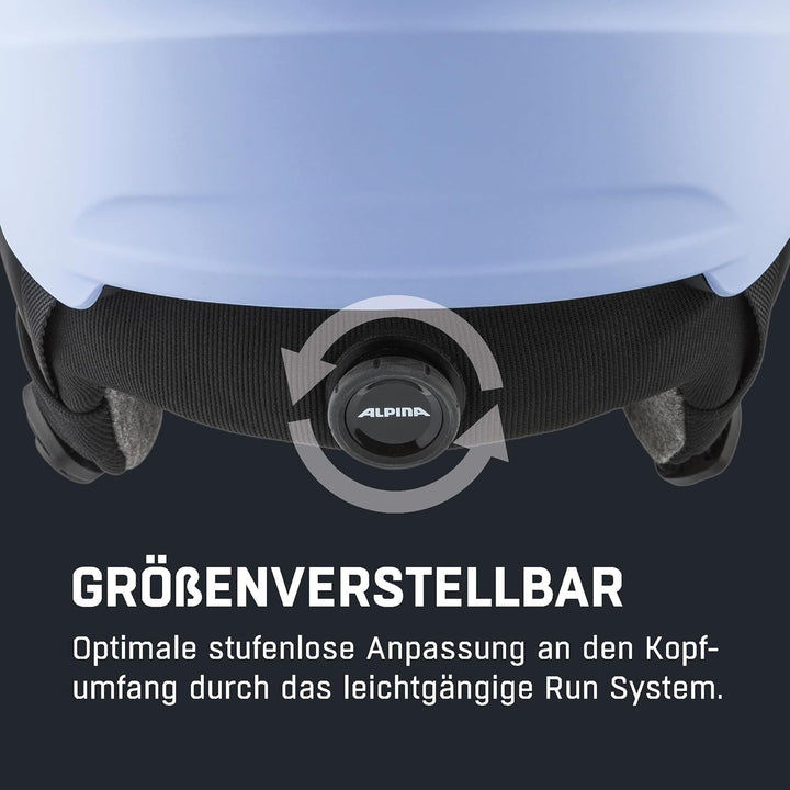ALPINA ALTO Q-LITE - Sicherer, Stossabsorbierender & Individuell Anpassbarer Skihelm Mit Kontrastver