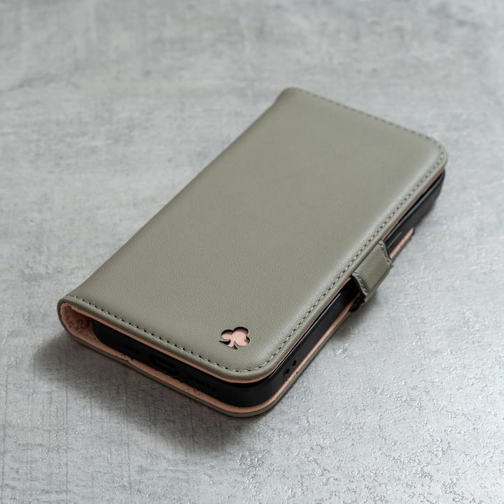 Porter Riley - Lederhülle für iPhone 11 (6,1"). Hochwertiges Echtleder-Ständer/Cover/Brieftasche/Kla