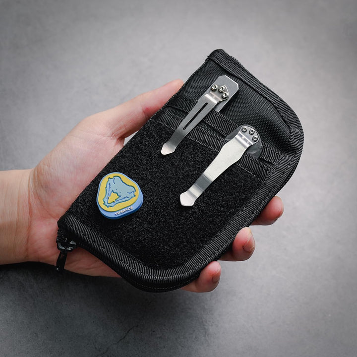 VIPERADE VE22 EDC Pouch Klein EDC Werkzeugtasche mit 4 Taschen und 5 elastischen Fächern Klein EDC O