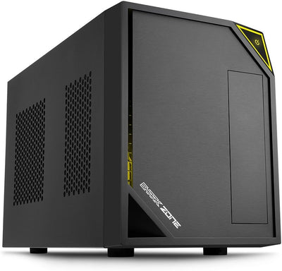 Sharkoon Shark Zone C10 PC-Gehäuse (Mini-ITX, 1x 5,25 extern, 1x 2,5 Zoll/3,5 Zoll intern, 2x USB 3.