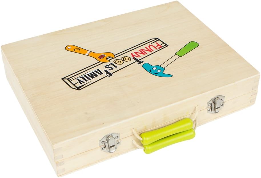 COLORBABY Werkzeugkoffer, Holz (Farbe Baby 43616)