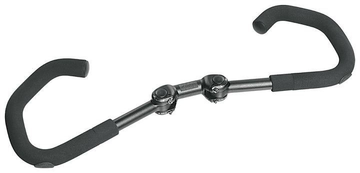 ergotec Fahrradlenker Lenkerbügel AHS-Premium 25.4 / Aluminium AL6061-T6 Schwarz, Schwarz