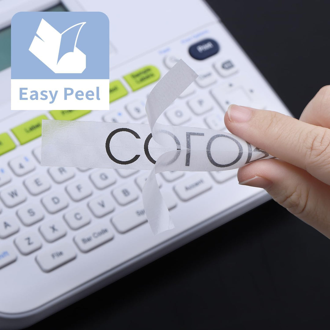 4x kompatibel für Brother P-touch Transparent Bänder 18mm TZe-141 PTouch Schriftband 18mm Clear TZe1